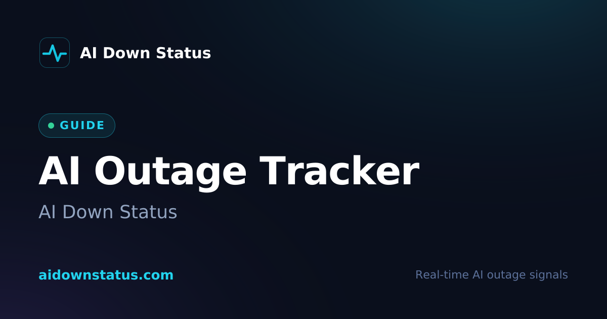 AI Outage Tracker – Monitor Live AI Tool Outages & Downtime